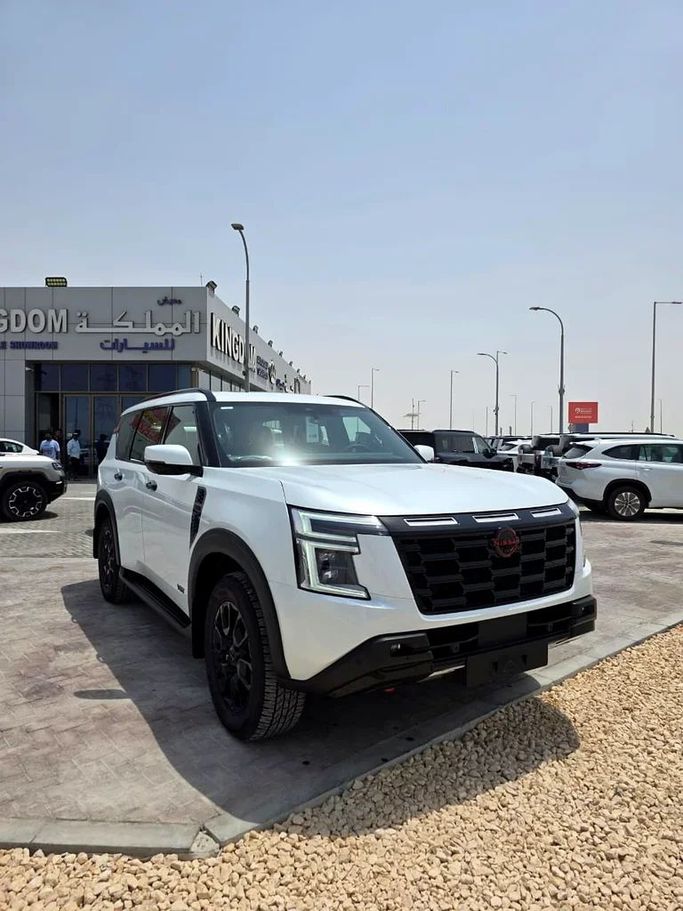 New Nissan Patrol VII (Y63), 3.5 l, 2026 in Abu Dhabi by Kingdom Automobile Showroom, White color. GCC Specs | AUTO.AE