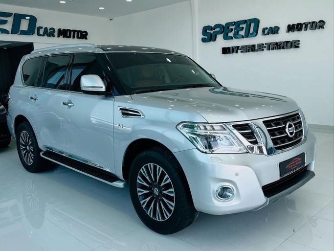 Used Nissan Patrol VI (Y62) Facelift, 5.6 l, 2019 in Abu Dhabi by Speed Car Motors, Silver color.  | AUTO.AE