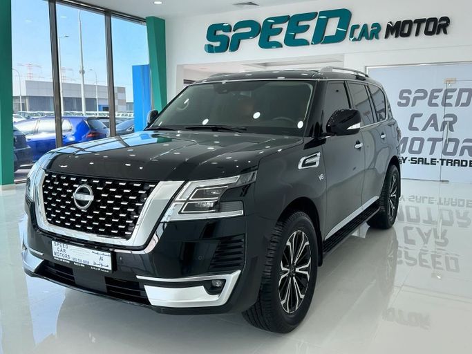 Used Nissan Patrol VI (Y62) Facelift 2, 5.6 l, 2020 in Abu Dhabi by Speed Car Motors, Black color.  | AUTO.AE