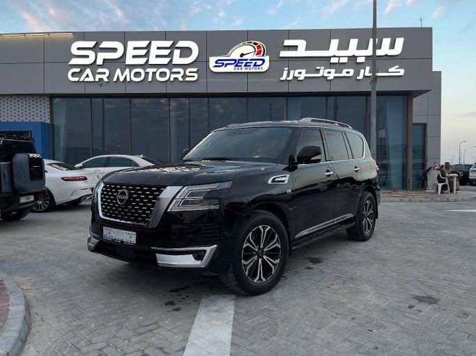 Used Nissan Patrol VI (Y62) Facelift 2, 5.6 l, 2020 in Abu Dhabi by Speed Car Motors, Black color.  | AUTO.AE