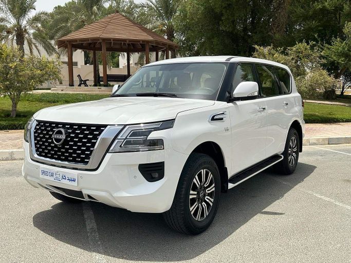 New Nissan Patrol VI (Y62) Facelift 2, 5.6 l, 2022 in Abu Dhabi by Speed Car Motors, White color. GCC Specs | AUTO.AE