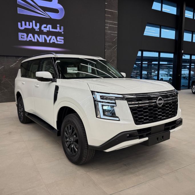 جديدة Nissan Patrol سابعاً (Y63), 3.8 l, 2026 في في الإمارات, أبوظبي من Baniyas Cars Abu Dhabi، اللون أبيض. أخرى | AUTO.AE | إعلان #275737