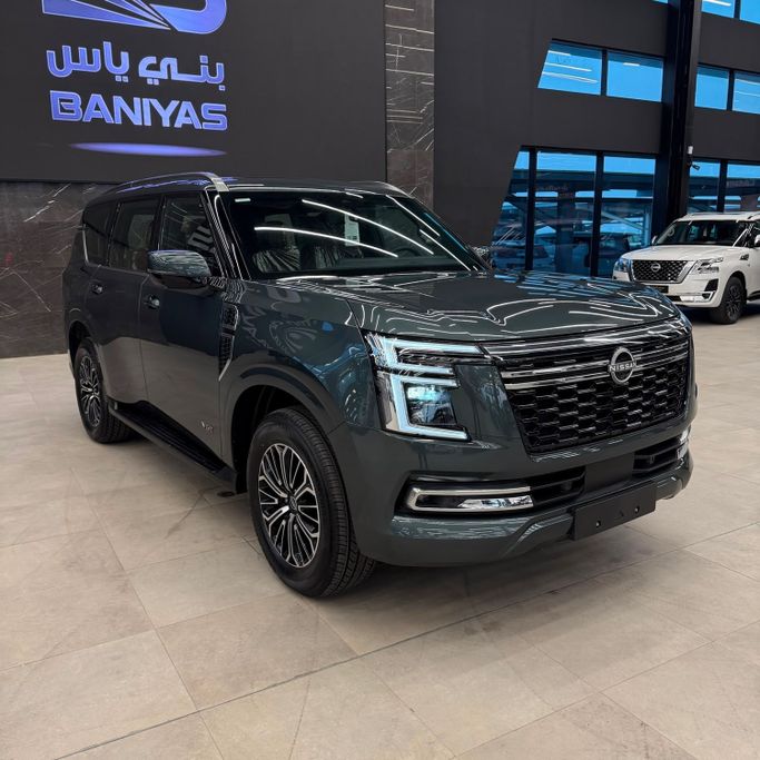 جديدة Nissan Patrol سابعاً (Y63), 3.5 l, 2026 في في الإمارات, أبوظبي من Baniyas Cars Abu Dhabi، اللون أخضر. أخرى | AUTO.AE | إعلان #275742