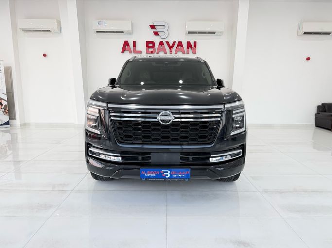 مستعملة ⁦Nissan Patrol سابعاً (Y63)، 3.5 l، 2025⁩ في في الإمارات, أبوظبي من Al Bayan Motors، اللون أسود. مواصفات الخليج | AUTO.AE | إعلان #288675