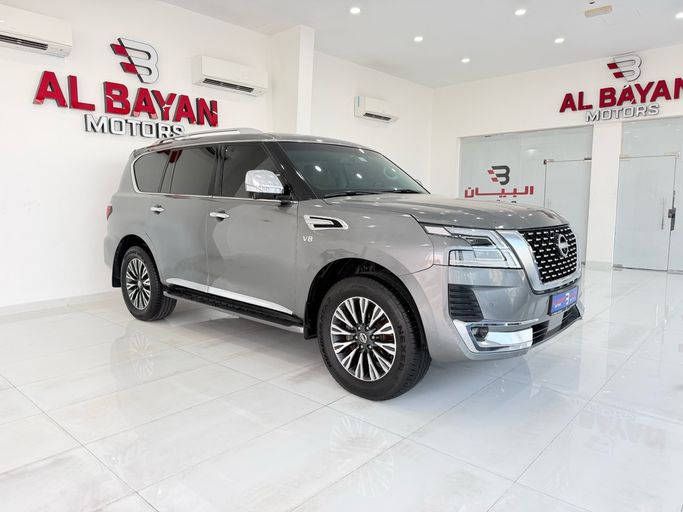 Used ⁦Nissan Patrol VI (Y62) Facelift, 4.0 l, 2017⁩ in UAE, Abu Dhabi by Al Bayan Motors, Grey color. GCC Specs | AUTO.AE | Listing #288717