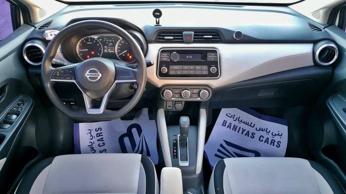 Used Nissan Sunny N18, 1.6 l, 2022 in Abu Dhabi, White color. GCC Specs | AUTO.AE