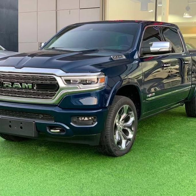 Used RAM 1500 Crew Cab V, 3.6 l, 2022 in Abu Dhabi by Al Fajr Automobile showroom, Blue color. GCC Specs | AUTO.AE