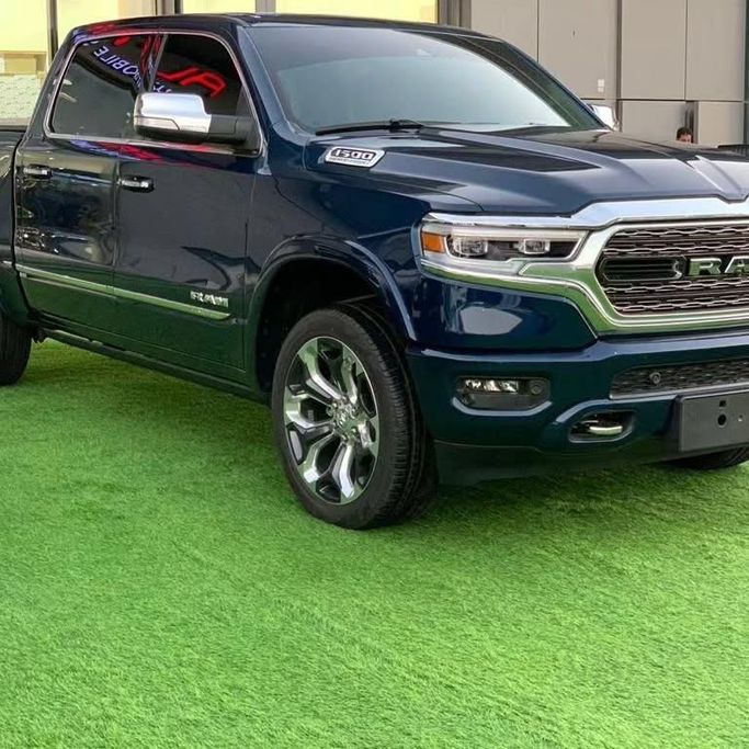 Used RAM 1500 Crew Cab V, 3.6 l, 2022 in Abu Dhabi by Al Fajr Automobile showroom, Blue color. GCC Specs | AUTO.AE