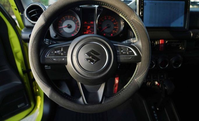 Used Suzuki Jimny IV, 1.5 l, 2024 in Abu Dhabi by Advantage Motors, Green color. GCC Specs | AUTO.AE