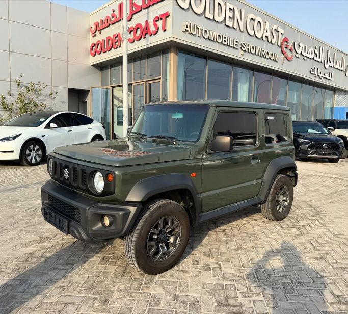 Used Suzuki Jimny IV, 1.5 l, 2021 in Abu Dhabi by Golden coast automobile showroom, Green color. GCC Specs | AUTO.AE