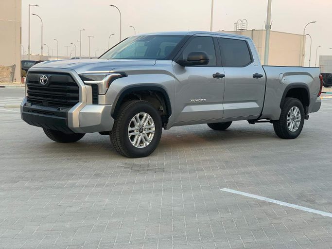 Used Toyota Tundra III, 3.4 l, 2025 in Abu Dhabi by Al Fajr Automobile showroom, Silver color. Other | AUTO.AE