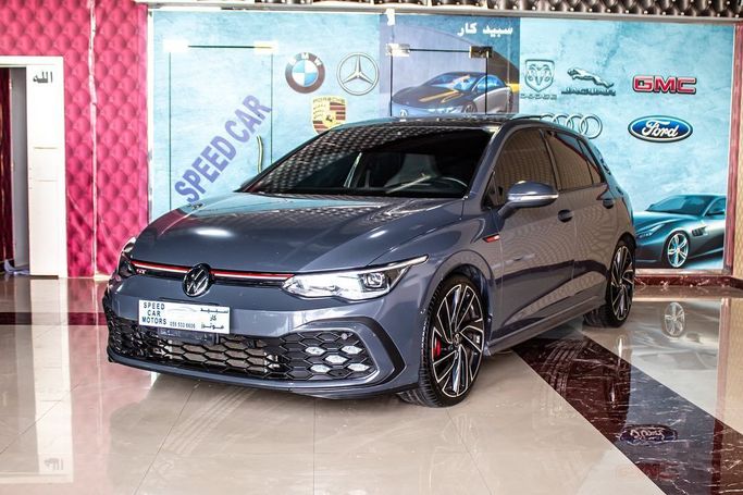 Новый Volkswagen Golf GTI VIII, 2.0 л, 2021 в Абу-Даби от Speed Car Motors Тёмно-синий цвет.  | AUTO.AE