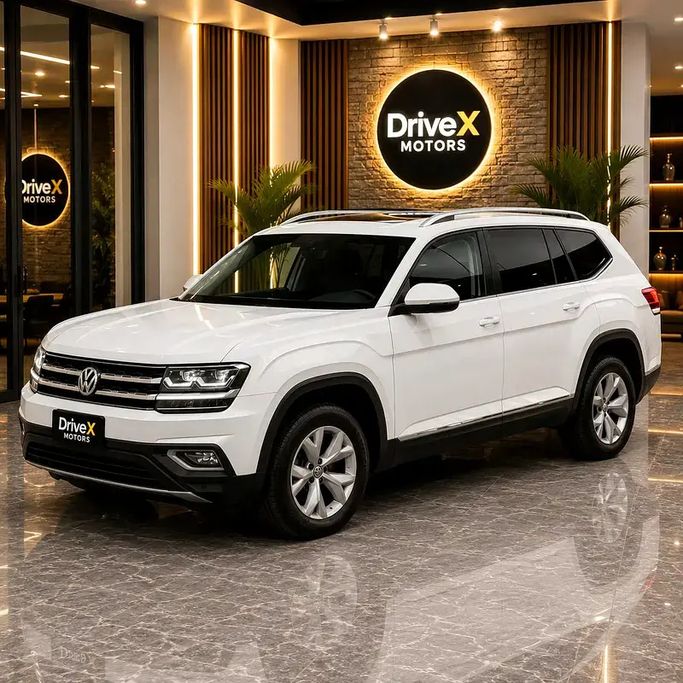 مستعملة Volkswagen Teramont I, 3.6 l, 2019 في في الإمارات, أبوظبي من Drive X Motors، اللون أبيض. مواصفات الخليج | AUTO.AE | إعلان #274409