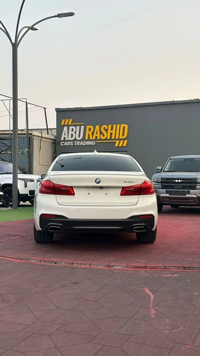 Used BMW 5 Series 530i VII (G30/G31), 2.0 l, 2018 in Ajman by Abu Rashid Cars , White color. GCC Specs | AUTO.AE
