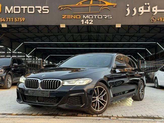 Used BMW 5 Series 520i VII (G30/G31) Facelift, 2.0 l, 2022 in Ajman by Zeno Motors Fze, Black color. Korean Specs | AUTO.AE