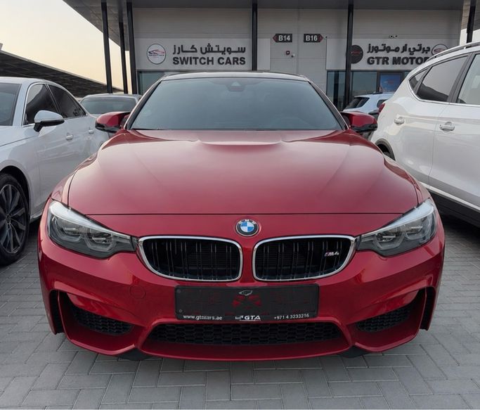 Подержанный BMW M4 CS F82/F83 Рестайлинг, 3.0 л, 2017 в ОАЭ, Аджман от SWITCH CARS Тёмно-бордовый цвет. GCC | AUTO.AE | Объявление #272804