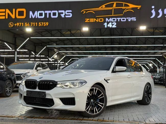 Подержанный BMW M5 VI (F90), 4.4 л, 2019 в Аджмане от Zeno Motors Fze Белый цвет. Корейская | AUTO.AE