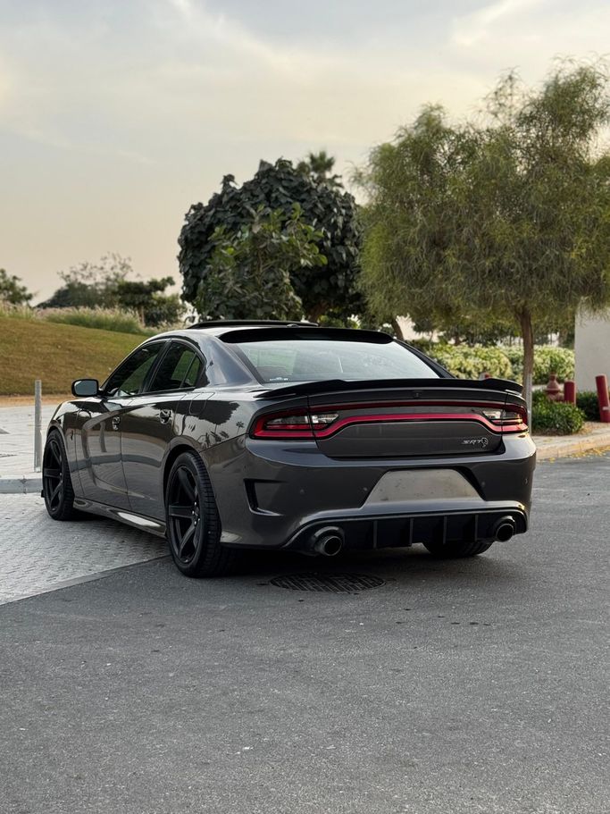 Used Dodge Charger Hellcat VII (LD) Facelift, 6.2 l, 2019 in Ajman, Grey color. GCC Specs | AUTO.AE