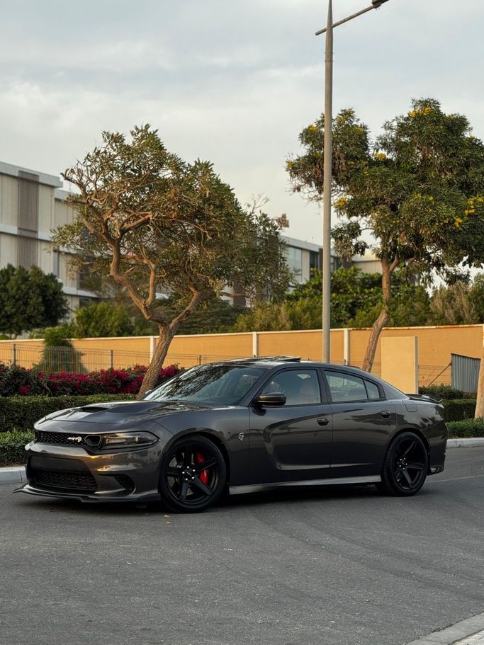 Used Dodge Charger Hellcat VII (LD) Facelift, 6.2 l, 2019 in Ajman, Grey color. GCC Specs | AUTO.AE
