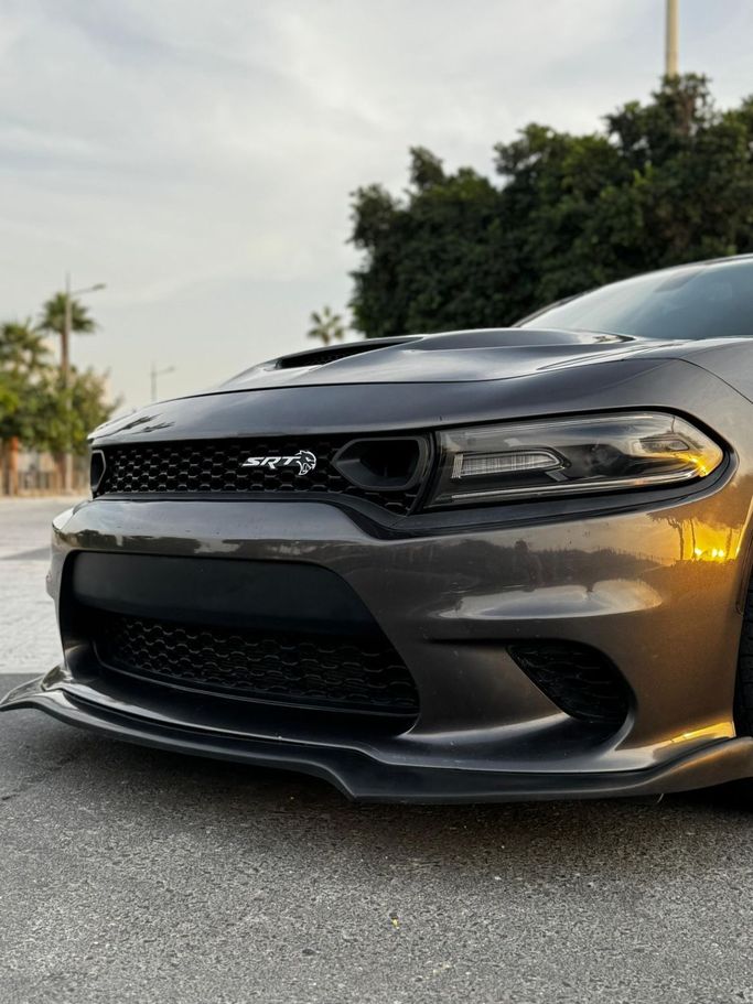 Used Dodge Charger Hellcat VII (LD) Facelift, 6.2 l, 2019 in Ajman, Grey color. GCC Specs | AUTO.AE