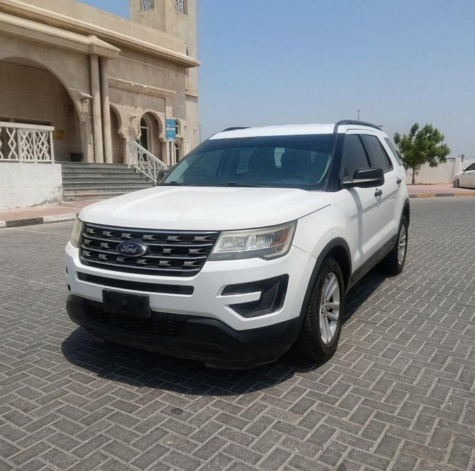 Used ⁦Ford Explorer V Facelift, 3.5 l, 2017⁩ in UAE, Ajman, White color. GCC Specs | AUTO.AE | Listing #286817