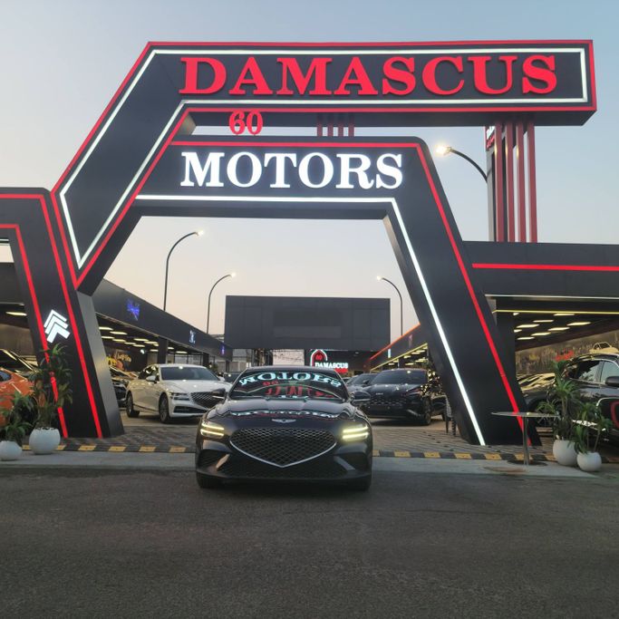 Used Genesis G70 I Facelift, 2.0 l, 2022 in Ajman by Syria Motors, Blue color. American Specs | AUTO.AE