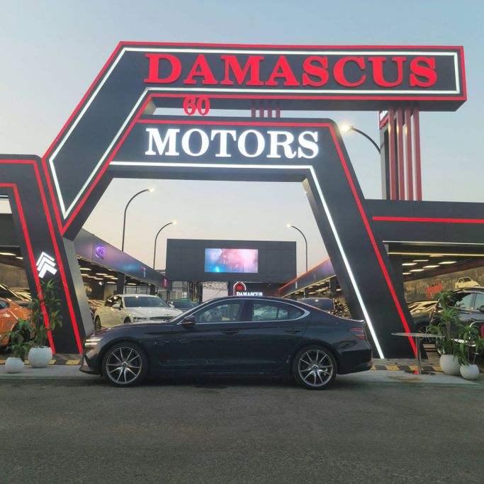 Used Genesis G70 I Facelift, 2.0 l, 2022 in Ajman by Syria Motors, Blue color. American Specs | AUTO.AE