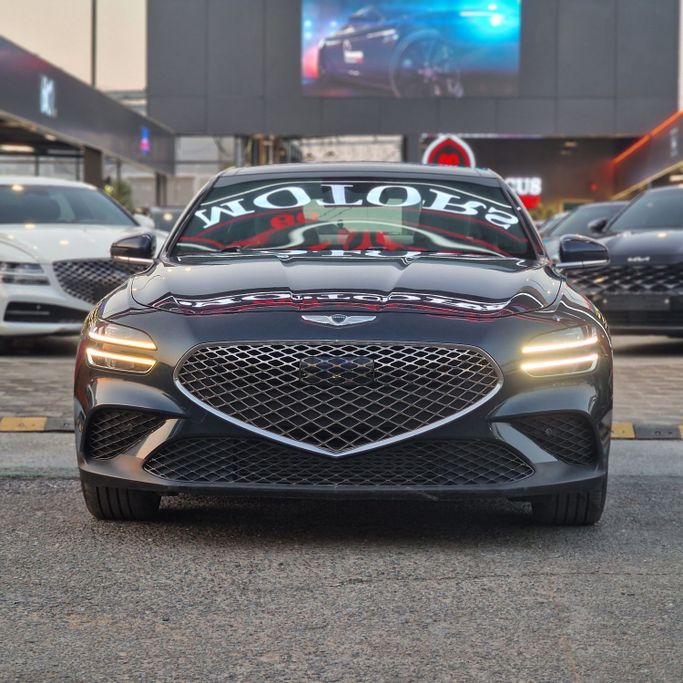 Used Genesis G70 I Facelift, 2.0 l, 2022 in Ajman by Syria Motors, Blue color. American Specs | AUTO.AE