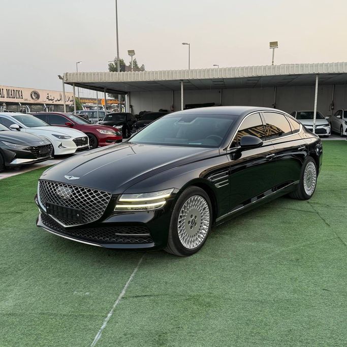Подержанный Genesis G80 II, 3.5 л, 2021 в Аджмане от Syria Motors Черный цвет. Корейская | AUTO.AE
