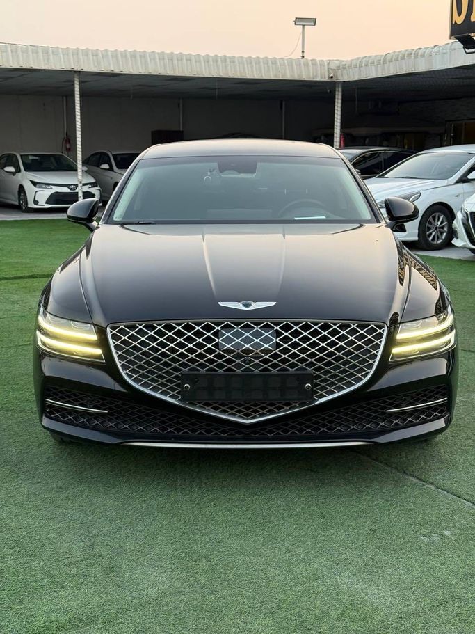 Подержанный Genesis G80 II, 3.5 л, 2021 в Аджмане от Syria Motors Черный цвет. Корейская | AUTO.AE