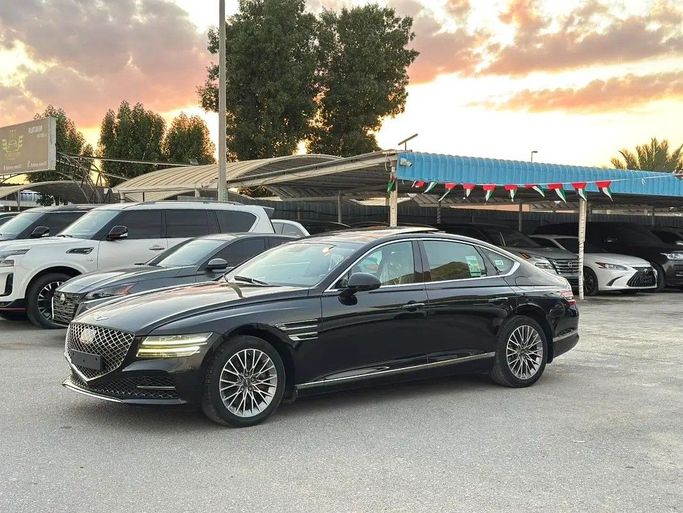 Подержанный Genesis G80 II, 2.5 л, 2023 в Аджмане от SHEIKH MORAD USED CARS Черный цвет. GCC | AUTO.AE