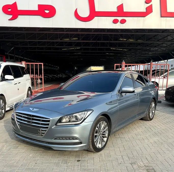 مستعملة Genesis G80 I, 3.3 l, 2015 في في عجمان من CHANEL MOTORS، اللون رمادي. المواصفات الكورية | AUTO.AE