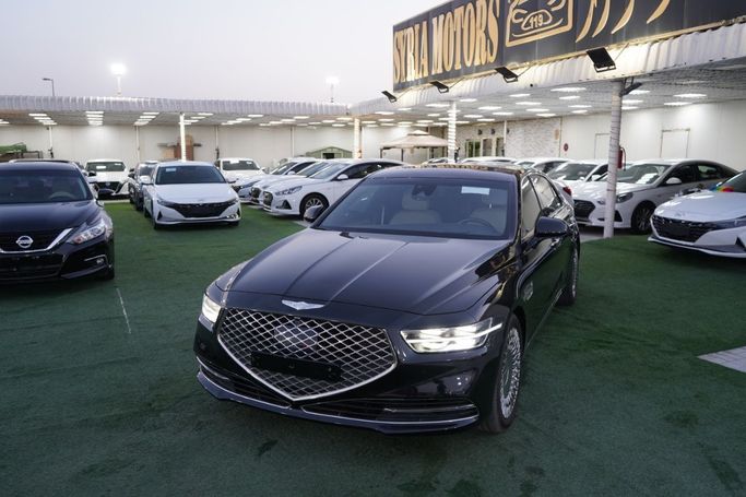 Подержанный Genesis G90 I Рестайлинг, 3.8 л, 2019 в Аджмане от Syria Motors Черный цвет.  | AUTO.AE