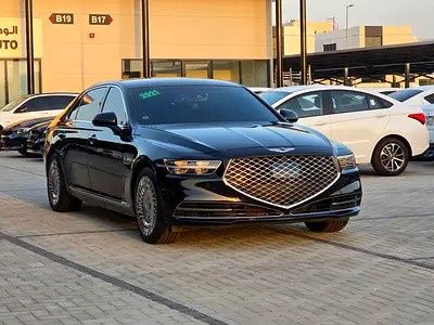 مستعملة Genesis G90 أنا فيس ليفت، 3.8 لتر، 2021 في الإمارات، عجمان من ALWAJAHA AUTO، اللون أسود. المواصفات الكورية | AUTO.AE | إعلان #282559 — صورة 2 من 7