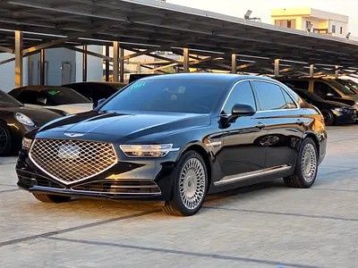 مستعملة Genesis G90 أنا فيس ليفت، 3.8 لتر، 2021 في الإمارات، عجمان من ALWAJAHA AUTO، اللون أسود. المواصفات الكورية | AUTO.AE | إعلان #282559 — صورة 3 من 7