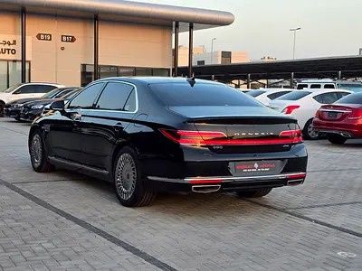 مستعملة Genesis G90 أنا فيس ليفت، 3.8 لتر، 2021 في الإمارات، عجمان من ALWAJAHA AUTO، اللون أسود. المواصفات الكورية | AUTO.AE | إعلان #282559 — صورة 4 من 7