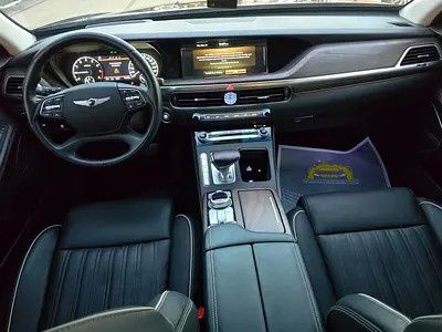 مستعملة Genesis G90 أنا فيس ليفت، 3.8 لتر، 2021 في الإمارات، عجمان من ALWAJAHA AUTO، اللون أسود. المواصفات الكورية | AUTO.AE | إعلان #282559 — صورة 6 من 7
