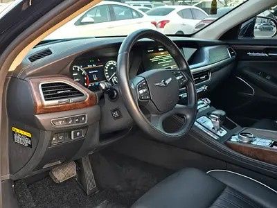 مستعملة Genesis G90 أنا فيس ليفت، 3.8 لتر، 2021 في الإمارات، عجمان من ALWAJAHA AUTO، اللون أسود. المواصفات الكورية | AUTO.AE | إعلان #282559 — صورة 7 من 7