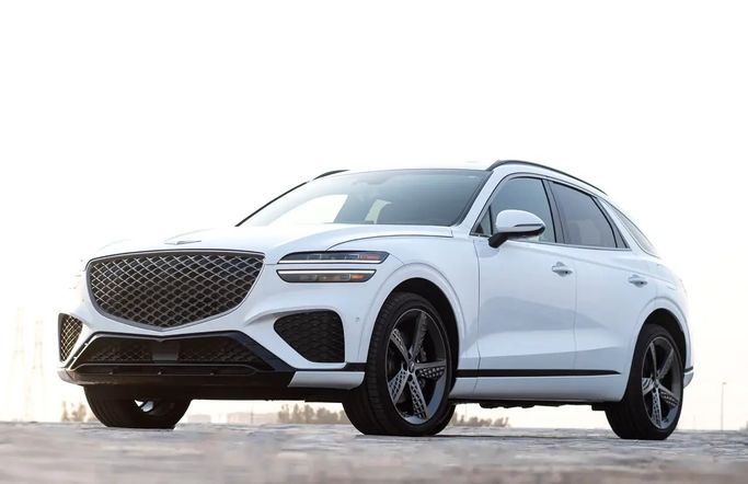 Used Genesis GV70 I Facelift, 3.5 l, 2025 in UAE, Ajman by AMG Cars, White color. American Specs | AUTO.AE | Listing #278684