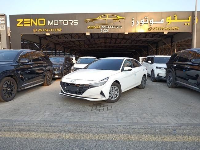 Used Hyundai Elantra VII (CN7), 1.6 l, 2021 in Ajman by Zeno Motors Fze, White color. Korean Specs | AUTO.AE
