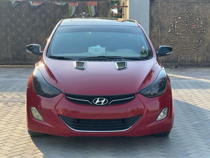 Подержанный Hyundai Elantra V (MD) Рестайлинг, 2.0 л, 2013 в Аджмане Красный цвет. GCC | AUTO.AE | Объявление #271736