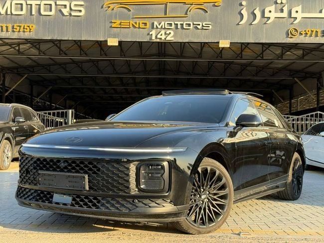 Used Hyundai Grandeur VII, 1.6 l, 2024 in Ajman by Zeno Motors Fze, Black color. Korean Specs | AUTO.AE