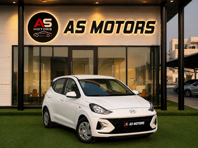 مستعملة ⁦Hyundai i10 ثالثاً فيس ليفت، 1.2 l، 2026⁩ في في الإمارات, عجمان من AS MOTORS، اللون أبيض. مواصفات الخليج | AUTO.AE | إعلان #286105