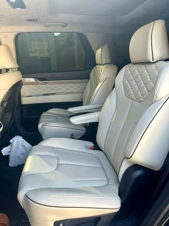 Подержанный Hyundai Palisade I, 3.8 л, 2022 в Аджмане от Al Hilal Motors Синий цвет. Американская | AUTO.AE