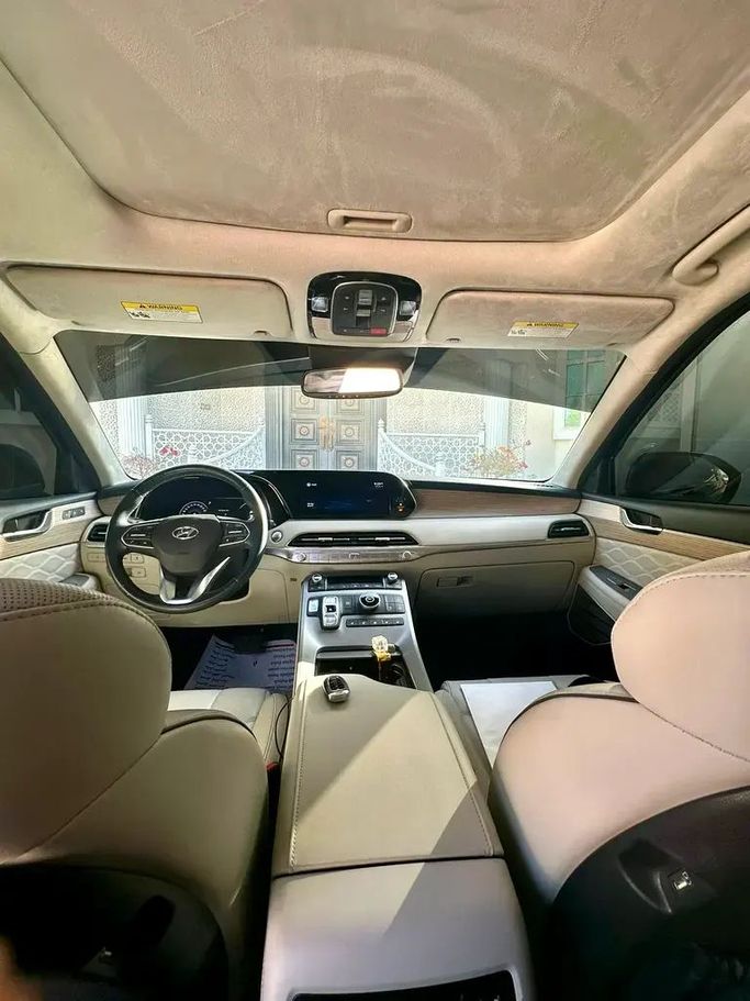 Подержанный Hyundai Palisade I, 3.8 л, 2022 в Аджмане от Al Hilal Motors Синий цвет. Американская | AUTO.AE