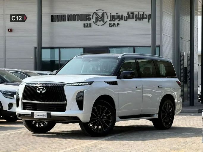جديدة Infiniti QX80 ثانياً, 3.5 l, 2026 في في عجمان من MWH MOTORS FZE، اللون أبيض. مواصفات الخليج | AUTO.AE