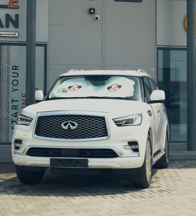 Новый Infiniti QX80 I (Z62) Рестайлинг 3, 5.6 л, 2024 в ОАЭ, Аджман от ALAA ALLAN AUTOMOTIVE Белый цвет. GCC | AUTO.AE | Объявление #276802