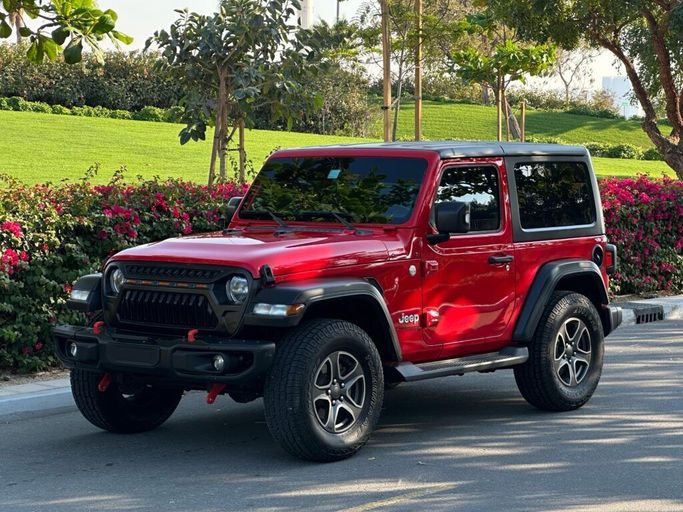 Used Jeep Wrangler III (JK), 3.6 l, 2018 in Ajman by DEAL CARS, Red color. GCC Specs | AUTO.AE