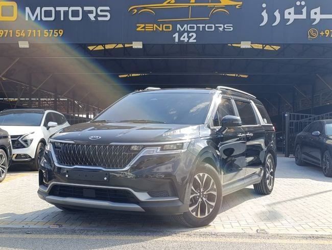 Подержанный Kia Carnival IV, 2.2 л, 2021 в Аджмане от Zeno Motors Fze Черный цвет. Корейская | AUTO.AE