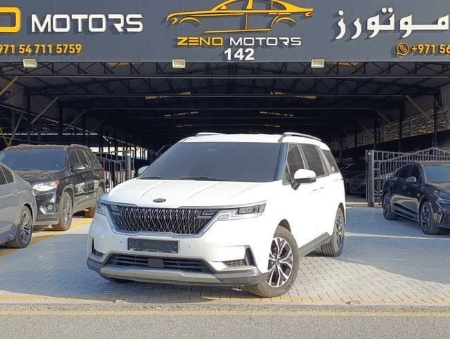Used Kia Carnival IV, 2.2 l, 2021 in Ajman by Zeno Motors Fze, White color. Korean Specs | AUTO.AE